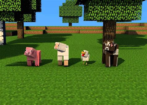 Minecraft Farm Animals