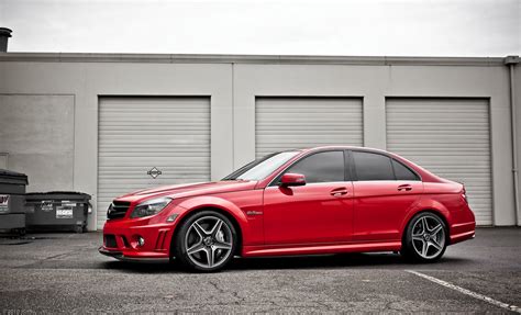Mercedes Benz C63 Amg W204 Red Benztuning
