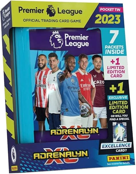 Panini Adrenalyn Xl Premier League Cards Blue Pocket Tin