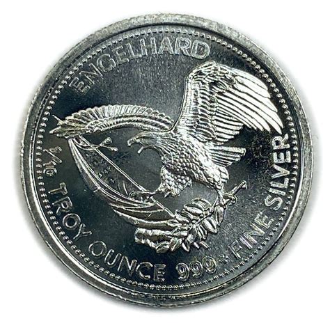 1985 Engelhard American Prospector 1 10 Oz 999 Silver Round Cascade