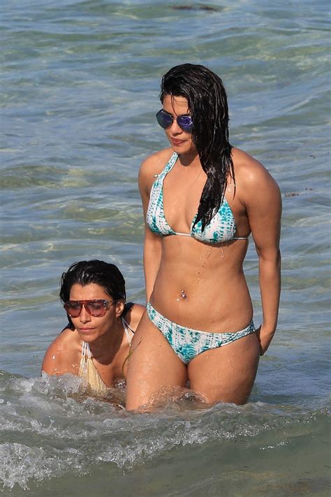 Priyanka Chopra Shows Off Her Bikini Body Beach In Miami FL 05 15