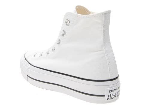 Venta Converse Plataforma Bota Blancas En Stock