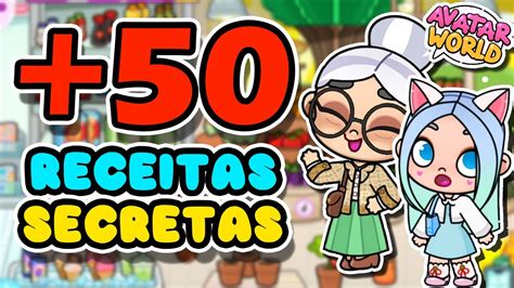 Revelei Todas As Receitas Secretas Do Avatar World Avatar World