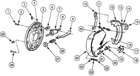 Ford Drum Brakes Diagram | Machine Tools