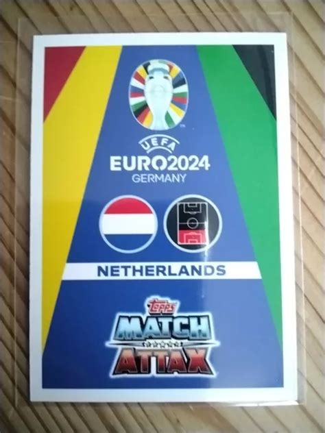 Topps Match Attax Allemagne Euro Em Captain Virgil Van Dijk