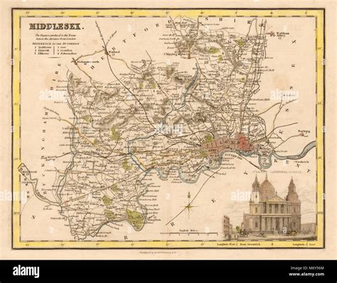 Middlesex England Map Hi Res Stock Photography And Images Alamy