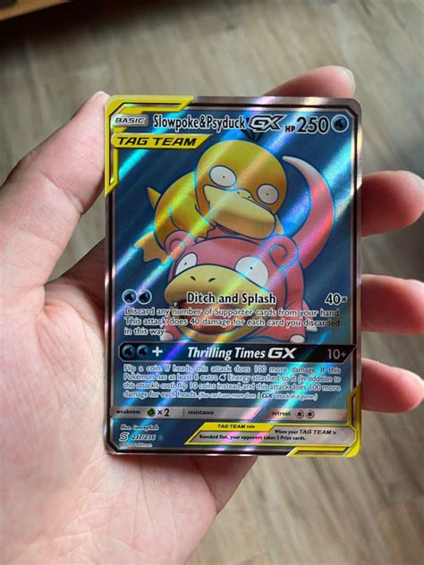 Pokémon Slowpoke Psyduck GX FA AA Hobbies Toys Toys Games on