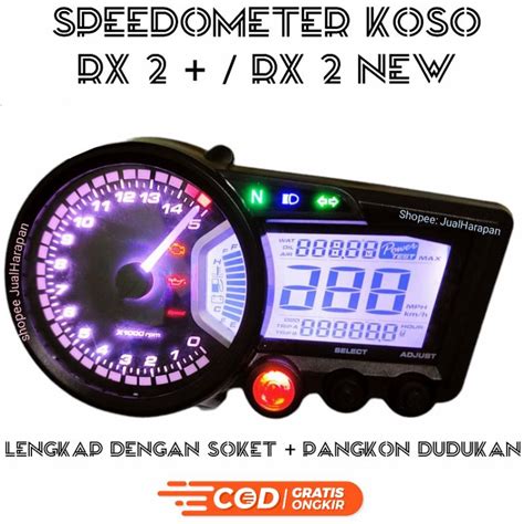 Jual Speedometer Koso Rx 2 Spedometer Rx 2 New Shopee Indonesia