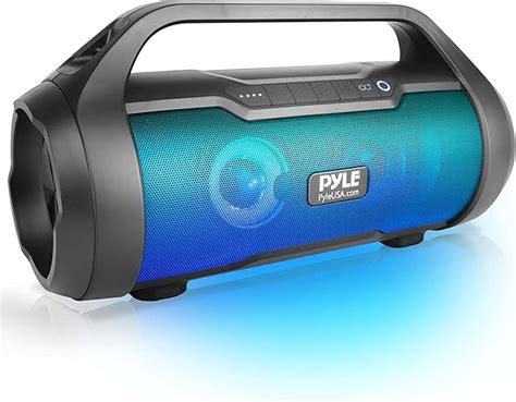 Pyle Wireless Portable Bluetooth Boombox Speaker 500w 2 0ch Rechargeable Boom Box