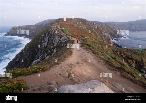 Punta De La Estaca De Bares Headland Near Porto Bares Galicia Spain