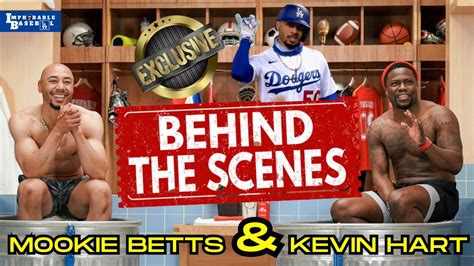 Exclusive BEHIND THE SCENES W Dodgers Mookie Betts On Kevin Hart COLD