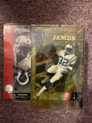 Mcfarlane Toys Nfl Series 1 Edgerrin James Indianapolis Colts Football