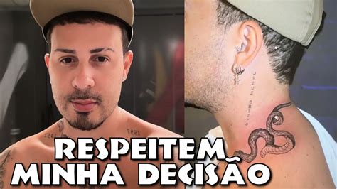 Carlinhos Maia Fez Tatuagem No Pesco O De Uma Serpente E Pedi Que