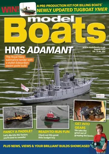 Model Boats Magazine Subscriptions And August 2024 Issue