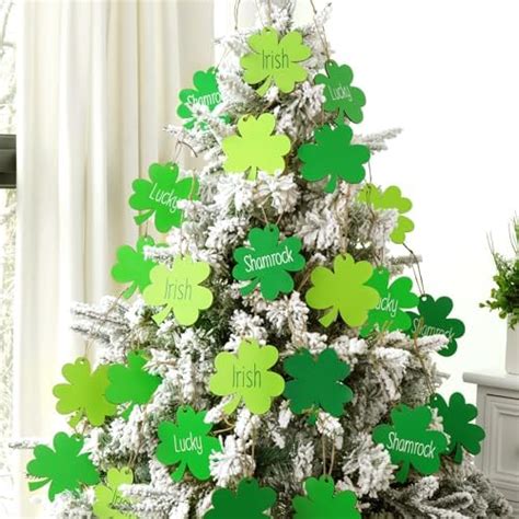 Amazon St Patricks Day Tree Decorations 24 Pcs Large Green Wooden