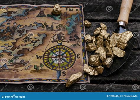 Printable Gold Treasure Map