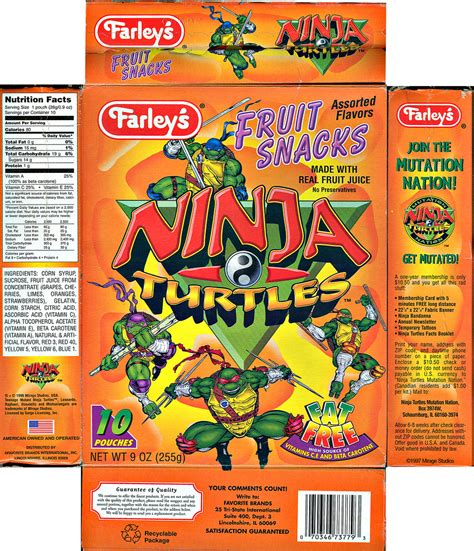 Farleys Ninja Turtles The Next Mutation Fruit Snacks … Flickr