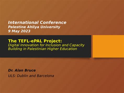 (PDF) The TEFL-ePAL Project: Digital Innovation for Inclusion and