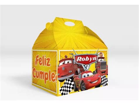 Caja Dulcera Bolo Aguinaldo Box Lunch Cars Env O Gratis