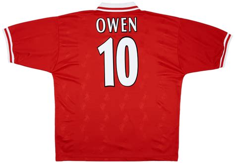1996 98 Liverpool Home Shirt Owen 18 810 Xl