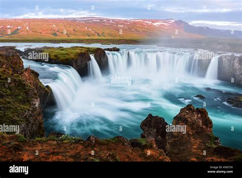 Godafoss Waterfall On Skjalfandafljot River Stock Photo Alamy