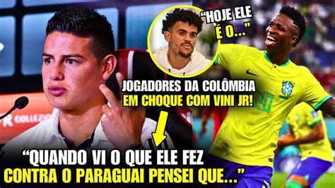 Eita Olha O Que Os Jogadores Da Colombia Falaram Do Vini Jr E Do