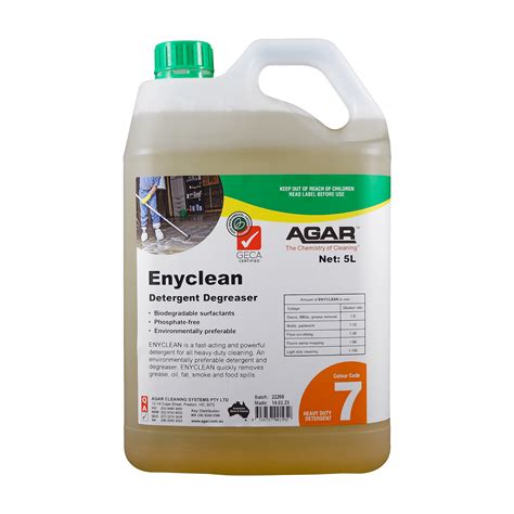 Agar Enyclean Detergent Degreaser L Gensan Hygiene