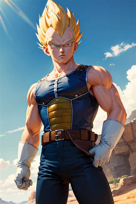 Dragon Ball Z-Super Saiyan Vegeta 6 by lseahorsel on DeviantArt