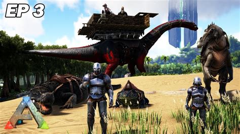 On Capture Croco Et Baryonyx Pour Aller Sous L Eau Ark Survival