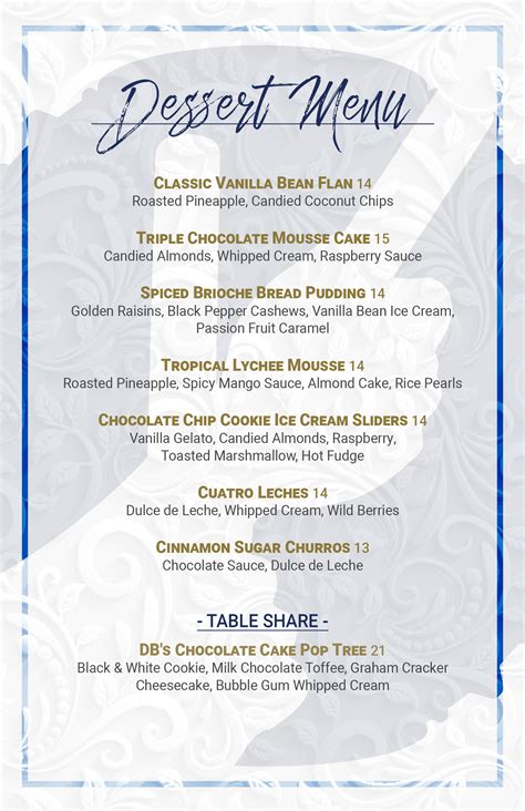 MENUS - SON CUBANO Modern-Cuban Cuisine