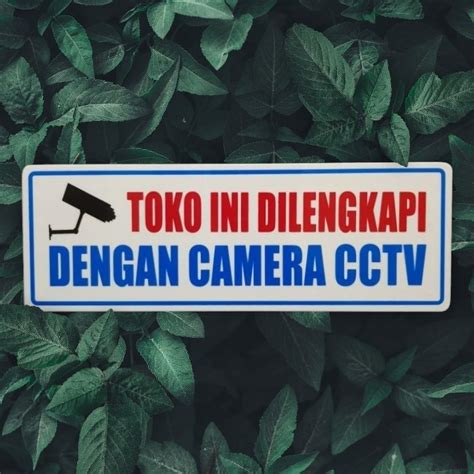 Jual Papan Nama Akrilik Sign Toko Ini Dilengkapi Dengan Camera Cctv