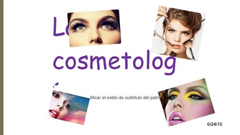 Calam O La Cosmetolog A Diapositiva