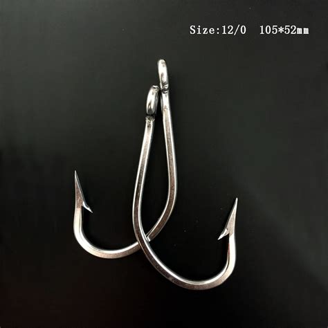 Aliexpress Buy CN02 10pcs 12 0 Mustad Fish Hook Stainless Steel