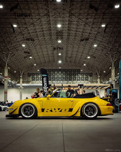 Side Shot Of Yellow Rwb Porsche At Wekfest Chicago Benlevy