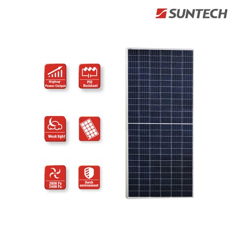 Suntech 340w Poly Solar Power Panel 144 Solar Cells For Solar System Solar Home System China