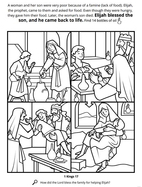 Bible Lesson Elijah Heals The Widows Son 1 Kings 17 Clip Art Library