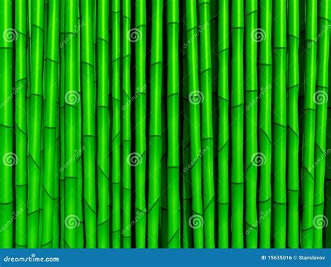 Textura verde de bambu ilustração stock Ilustração de fundo 15635016