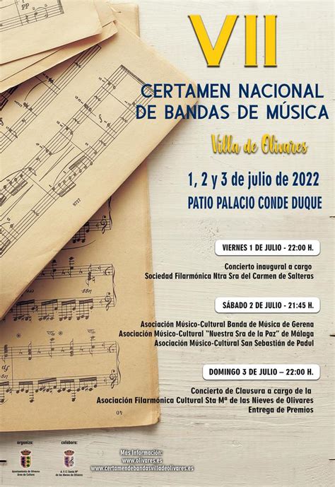 A O Vii Edici N Certamen Nacional De Bandas De M Sica Villa De