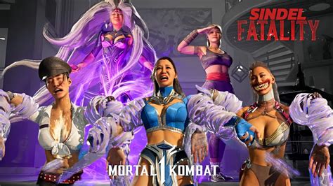 Sindel S Fatal Blow And Fatality On All Females In Mk1 Youtube