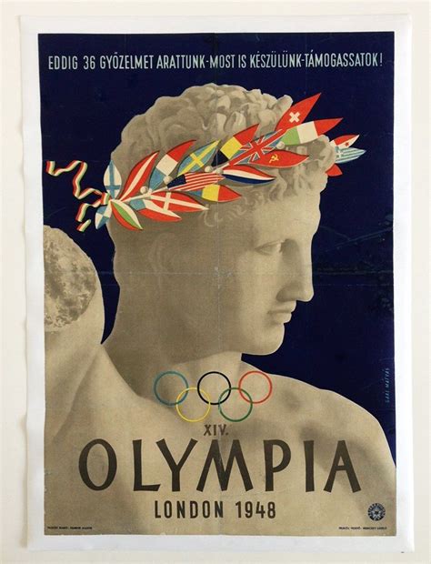 XIV. Olympic Games London 1948 : Lot 145 | Giochi olimpici, Olimpiadi ...