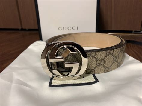 Gucci レザーベルト グッチシマ グッチベルト Ggスプリーム G柄｜paypayフリマ