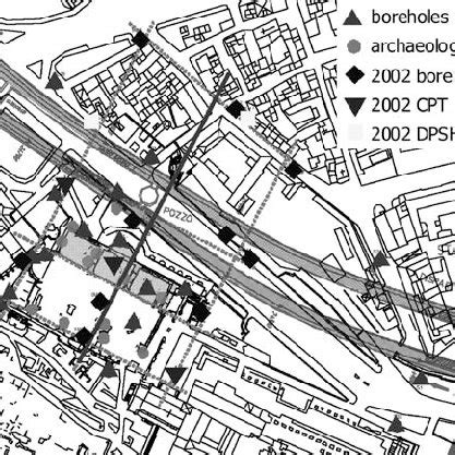 Plan of the area of the Basilica of Maxentius with the location of main ...