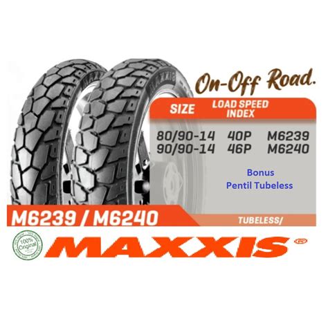 Ban Tubeless Motor Matic Ring Maxxis M M