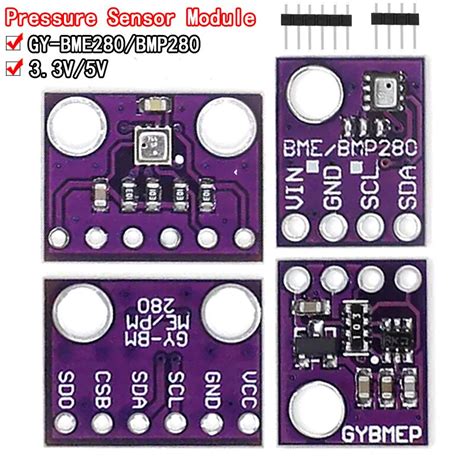 Bme280 Bmp280 โมดูลเซนเซอร์วัดอุณหภูมิความชื้นดิจิทัล I2c Spi 1 8 5v Gy Bme280 5v 3 3v Shopee