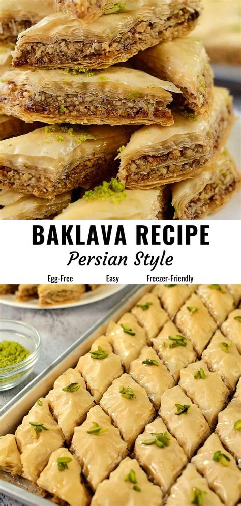 Baklava Recipe Persian Style The Delicious Crescent