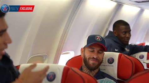 Lyon Psg Les Parisiens Saffichent En Avion Dans Une Vid O Cl Ment