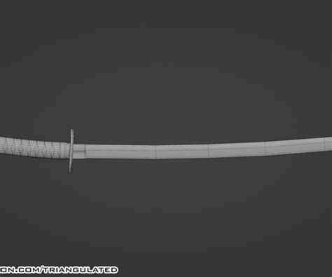 Artstation Katana Game Ready 3d Fbx Obj Blend Obj Legacy Mtl Png Game Assets