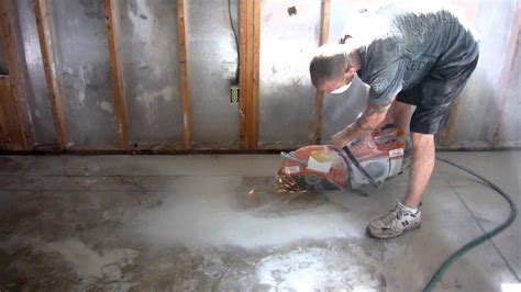 Cutting Concrete Basement Floor Flooring Site