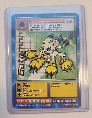 Digimon Gatomon Card