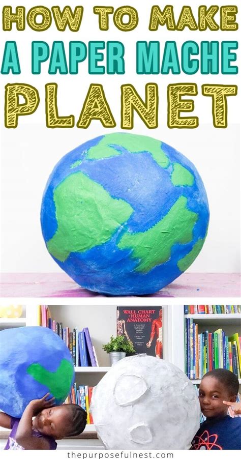 How To Make A Paper Mache Earth Day Craft The Purposeful Nest